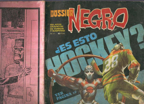 Dossier Negro numero 111 (aviejado, numerado 1 en trasera)