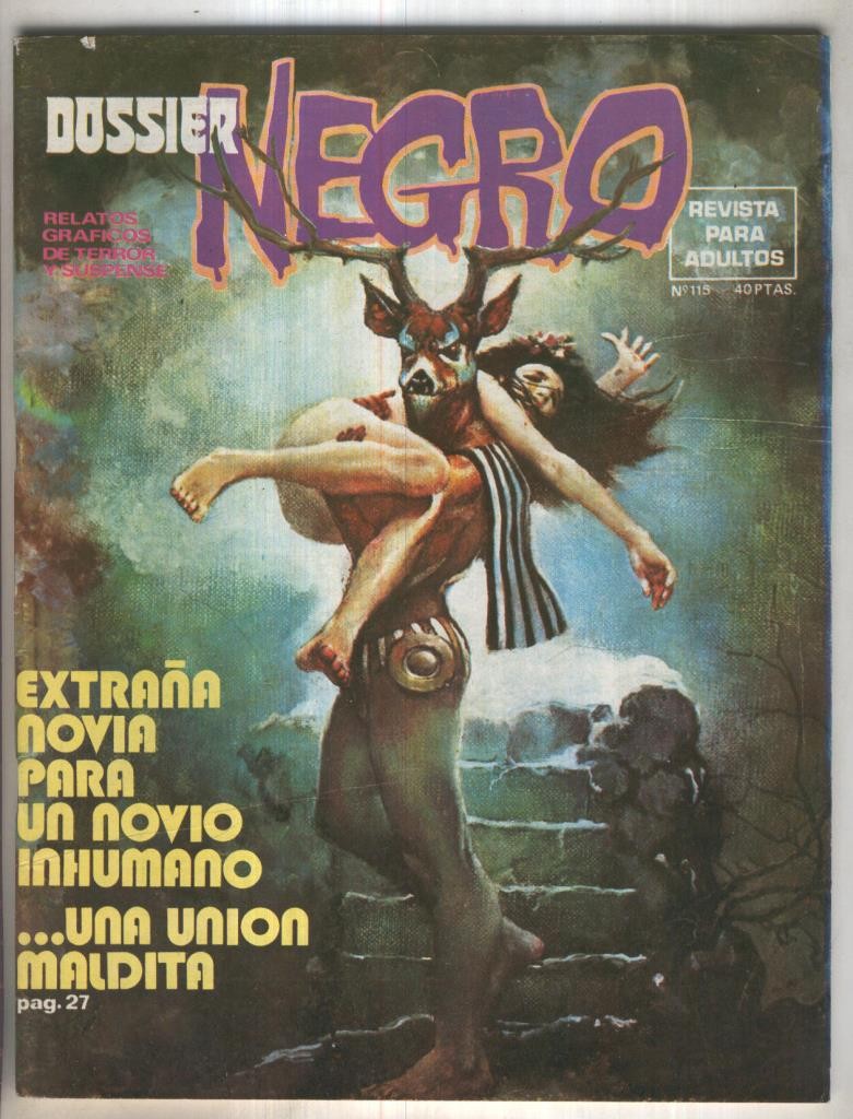 Dossier Negro numero 115 (numerado 1 en trasera)