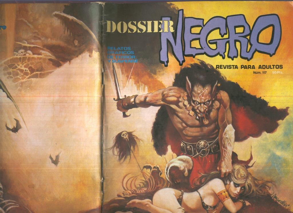 Dossier Negro numero 117 (numerado 2 en primera pagina interior)