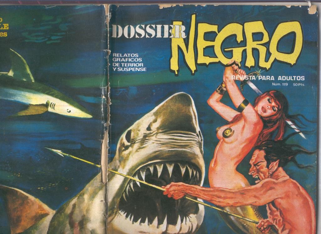 Dossier Negro numero 119 (cubierta aviejada y numerado 4 en primera pagina interior)