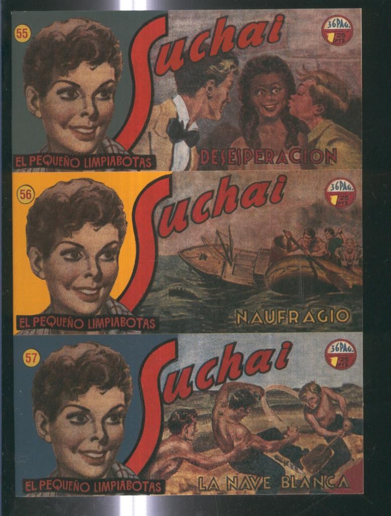 Facsimil: Suchai 3 en 1 numero 055/057: Naufragio