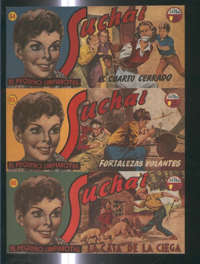 Facsimil: Suchai 3 en 1 numero 064/66: Fortalezas volantes