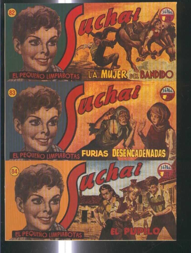Facsimil: Suchai 3 en 1 numero 082/084: La  mujer del bandido