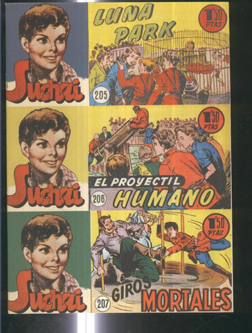 Facsimil: Suchai 3 en 1 numero 205/207: Luna Park