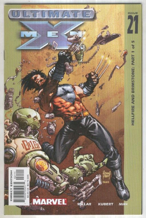 ULTIMATE X-MEN, Vol.1 No.21: Hellfire and Brimston 1 (Marvel 2002)