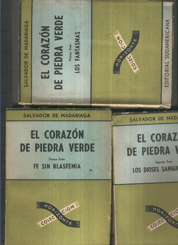 El corazon de piedra verde. primera, segunda y tercera parte