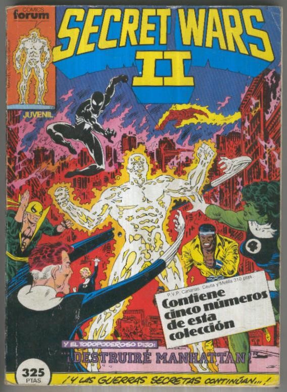 Secret Wars II retapado numero 016 al 020