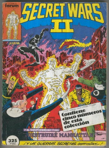 Secret Wars II retapado numero 016 al 020