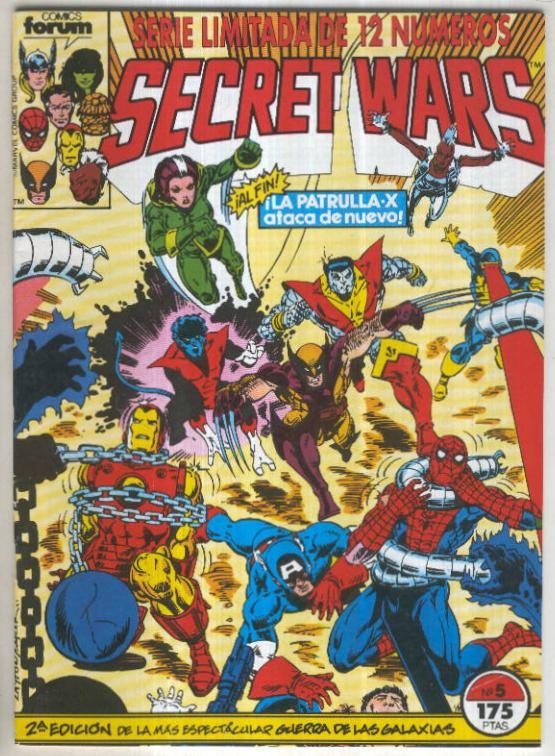 Secret Wars numero 05: La batalla de los 4 ejercitos