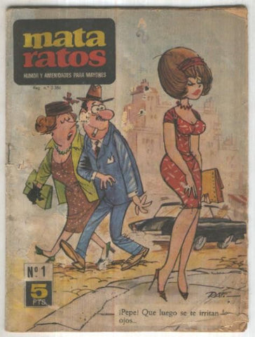 Mataratos numero 1 (aviejado con algun roto en cubierta)