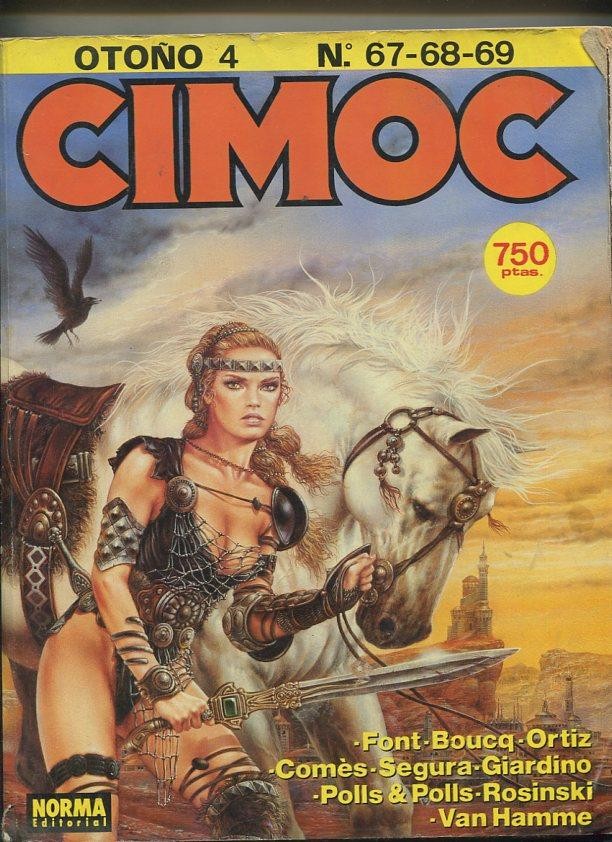 Cimoc revista retapado numero 067 al 069 (algo aviejado)