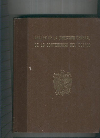 Anales de la Direccion General de lo Contencioso del Estado