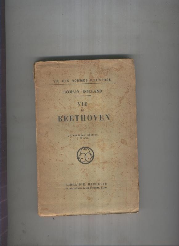 Vie de Beethoven (ejemplar aviejado)