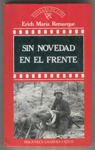 Novelas de cine numero 74: Sin novedad en el frente