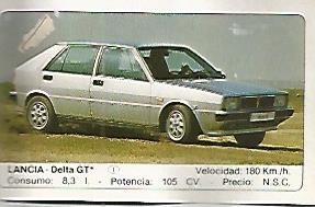 CROMO 314 ALBUM COCHES MOTOR 16: LANCIA DELTA GT
