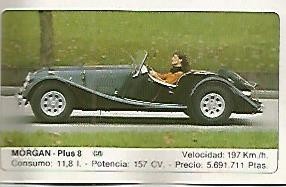 CROMO 340 ALBUM COCHES MOTOR 16: MORGAN PLUS 8