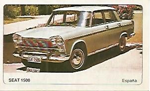 CROMO 380 ALBUM COCHES MOTOR 16: SEAT 1500