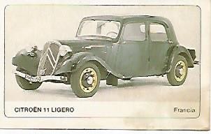CROMO 388 ALBUM COCHES MOTOR 16: CITROEN 11 LIGERO