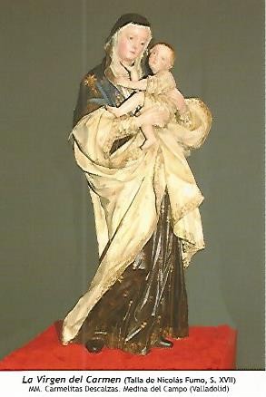 POSTAL 54103: Virgen del Carmen. Medina del Campo. Valladolid