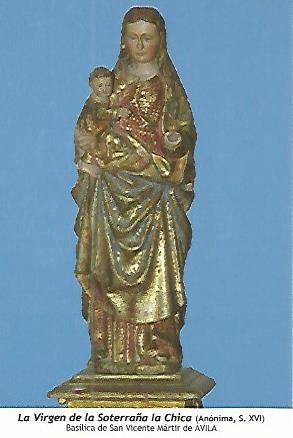 POSTAL 54110: La Virgen de la Soterraña la Chica (s XVI). Avila