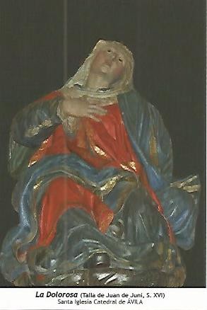 POSTAL 54111: La Dolorosa de Juan de Juni (s. XVI). Avila