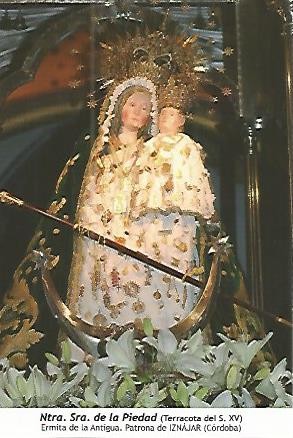 POSTAL 54126: Nuestra Señora de la Piedad (terracota del s. XV). Iznajar. Cordoba