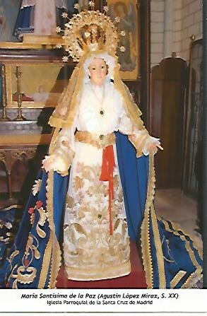 POSTAL 54134: Maria Santisima de la Paz. Madrid