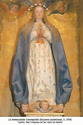 POSTAL 54142: La Inmaculada Concepcion (Escuela Castellana s. XVII). Madrid