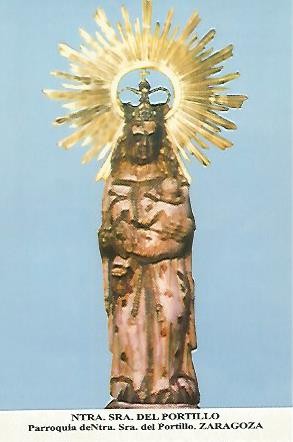 POSTAL 54148: Nuestra Señora del Portillo. Portillo. Zaragoza