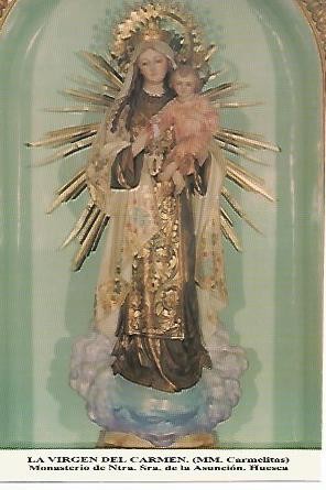 POSTAL 54149: La Virgen del Carmen. Huesca