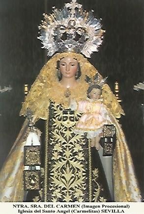 POSTAL 54154: Nuestra Señora del Carmen. Sevilla