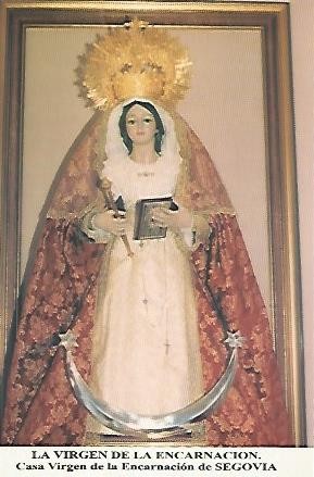 POSTAL 54164: Virgen de la Encarnacion. Segovia