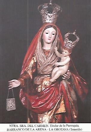 POSTAL 54173: Nuestra Señora del Carmen. La Orotava. Tenerife