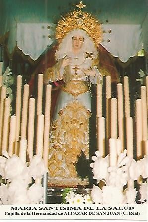 POSTAL 54178: Maria Santisima de la Salud. Alcazar de San Juan. Ciudad Real