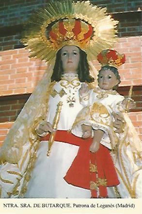 POSTAL 54186: Nuestra Señora de Butarque. Leganes. Madrid