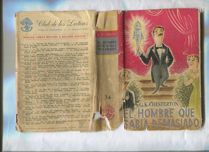 El hombre que sabia demasiado (aviejado con sobrecubierta rota)