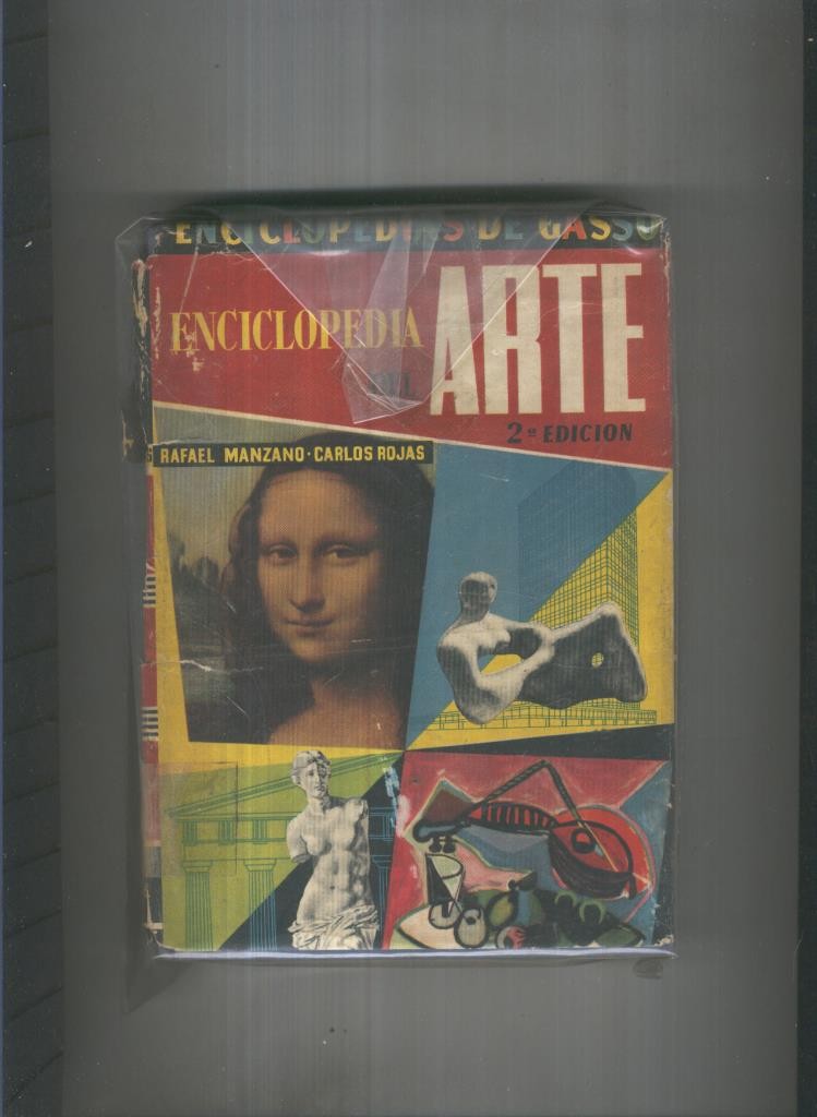 Enciclopedia del arte (sobrecubierta con rotos)