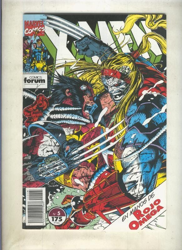 X Men volumen 1 numero 05 (en manos de rojo omega)