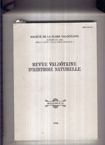 REVUE VALDOTAINE HISTOIRE NATURELLE bulletin numero 050