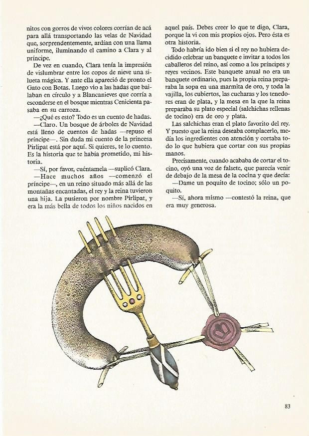 LAMINA 1891: Ilustracion de E. Petiiska y D. Berkova para Cascanueces