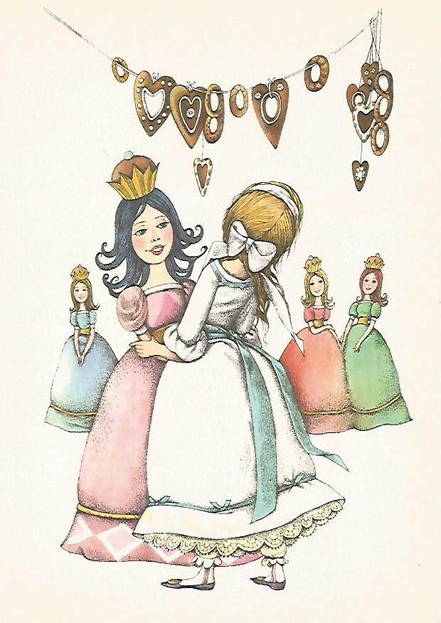 LAMINA 1898: Ilustracion de E. Petiiska y D. Berkova para Cascanueces