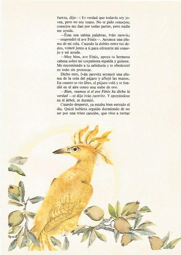 LAMINA 1920: Ilustracion de V. Stanovký y L. Manasek para El pajaro de fuego