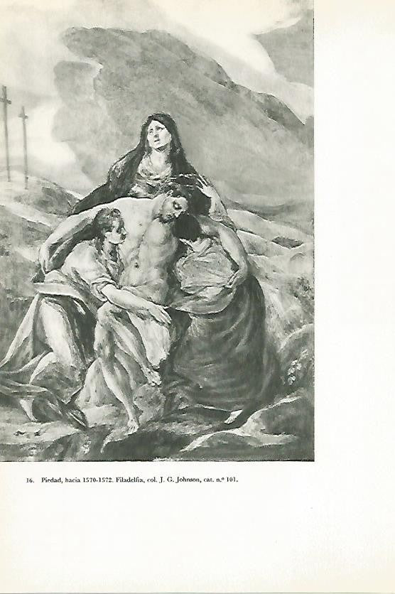 LAMINA 1961: EL GRECO. Piedad