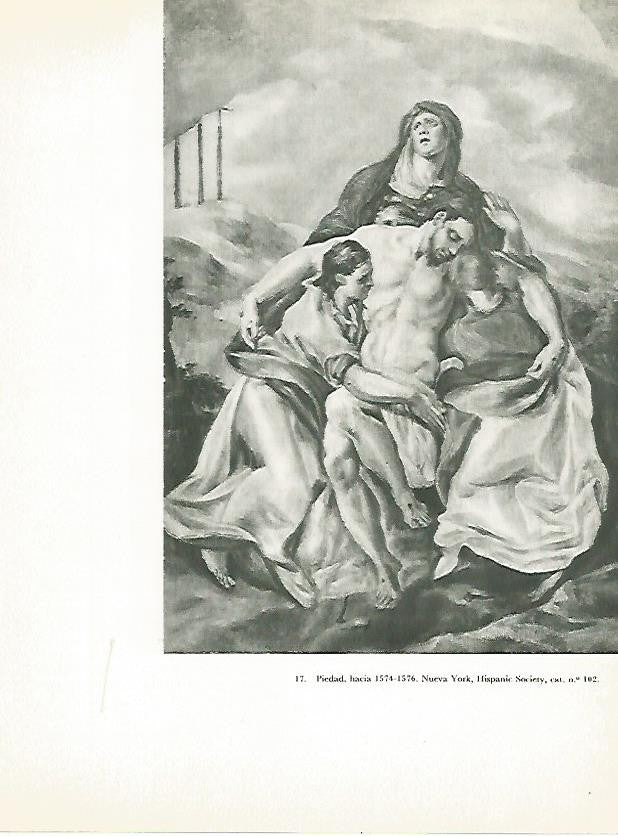LAMINA 1962: EL GRECO. Piedad