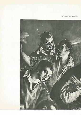 LAMINA 1965: EL GRECO. Detalle de Estimagtizacion de San Francisco