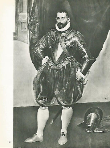 LAMINA 1966: EL GRECO. Retrato de Vicente Anastasi
