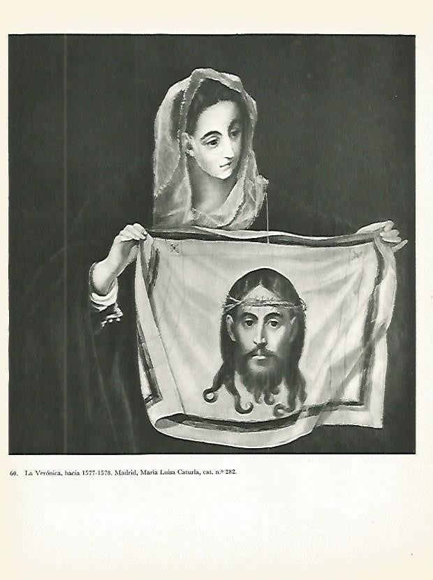 LAMINA 1980: EL GRECO. La Veronica