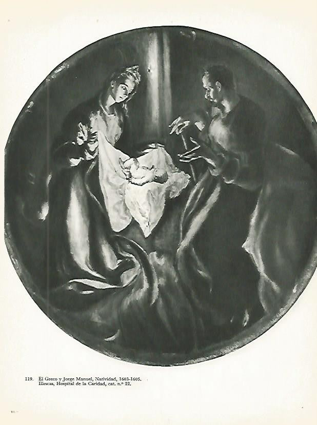 LAMINA 2007: El Greco y Jorge Manuel. Natividad
