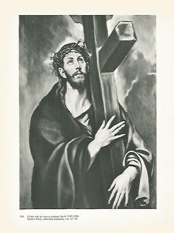 LAMINA 2022: EL GRECO. Cristo con la cruz a cuestas