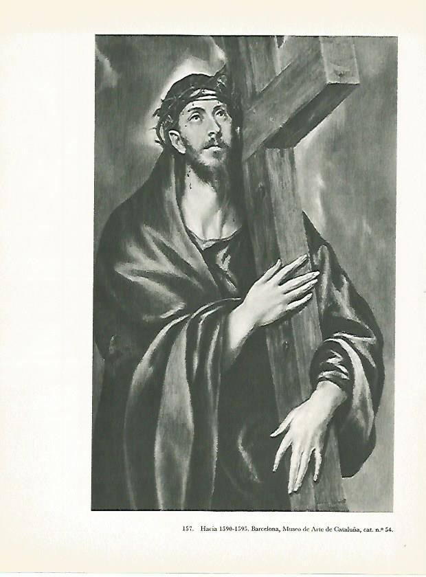 LAMINA 2024: EL GRECO. Cristo con la cruz a cuestas